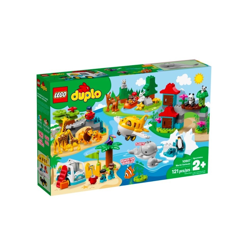 『現貨』LEGO 10907	Duplo-動物世界     盒組   【蛋樂寶樂高館】