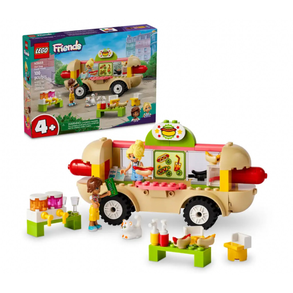 『現貨』LEGO 42633	Friends-熱狗餐車   盒組 【蛋樂寶樂高館】