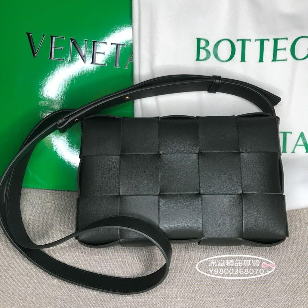 二手精品 BOTTEGA VENETA BV 經典款 Cassette 枕頭包 方塊包 單肩包 男女同款