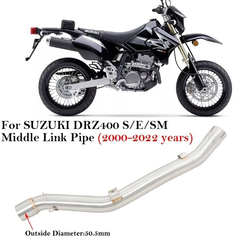 ↘適用於 SUZUKI DR-Z400 DRZ400 DRZ-400 S E SM 2000 - 2022 摩托車排氣逃
