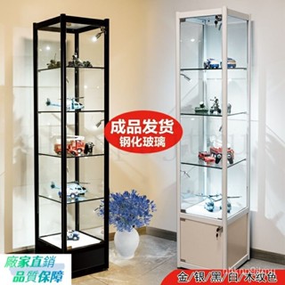 超優惠-可開發票 手辦展示櫃玻璃櫃透明化妝品樂高玩具模型櫃禮品陳列櫃傢用展示櫃 1QUP