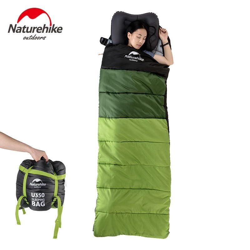 【Luck百貨】Naturehike挪客戶外秋冬季睡袋成人加大加寬露營加厚保暖抓絨睡袋