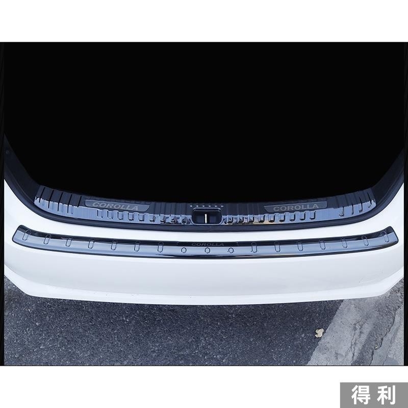 🔥桃園熱賣🔥豐田 ALL NEW COROLLA 12代 ALTIS 專用 不鏽鋼 鈦銀 鈦黑款 外+內 後護板