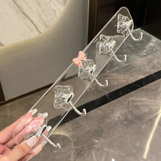 浴室置物架 輕奢掛鉤粘膠強力承重免打孔粘鉤門後毛巾置物架無痕墻上壁掛衣鉤 收納架 無痕貼置物架
