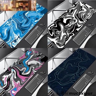 熱銷~~液體電腦鼠標墊遊戲鼠標墊抽像大號 900x400mm MouseMat Gamer XXL 滑鼠地毯 PC 桌墊