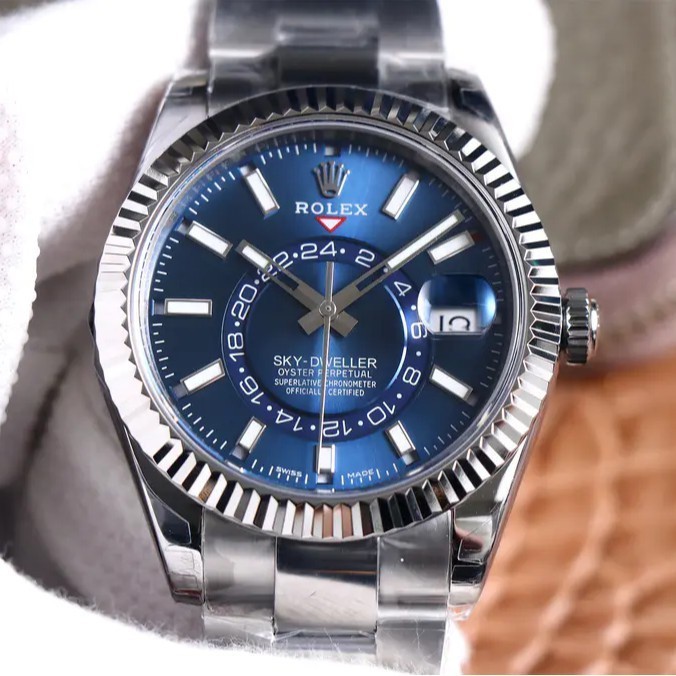 Rolex 腕錶勞力士手錶 天行者SKY-DWELLER 尺寸：42MM搭載9001機芯 男士腕錶 精鋼表帶精品錶