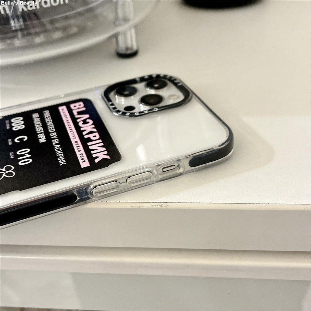手機殼 明星 潮牌BlackPink成員標簽iPhone13Pro Max蘋果11手機殼12透明Xs爆xr