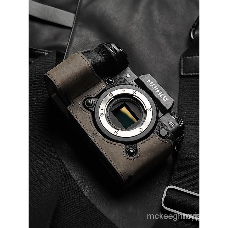 【網紅爆款】MrStone富士X-H2s 相機皮套XH2真皮相機包保護套xh2s加長手柄配件 CTBZ
