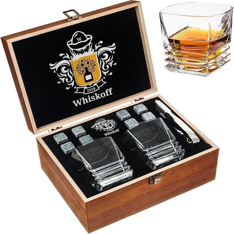 ✅木質木盒威士忌酒杯套組 冰酒石 威士忌酒杯 木盒 啤酒杯 收納盒 酒杯 禮品包裝盒 威士忌玻璃杯 酒杯 烈酒杯 威杯