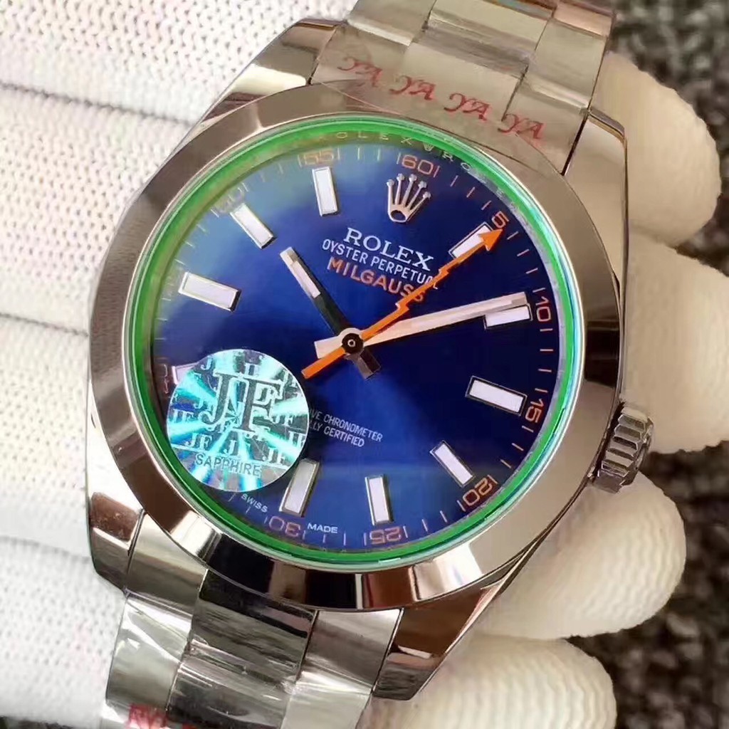 Rolex勞力士 手錶 藍色閃電綠玻璃系列 最強版本 搭配勞力士3131機芯 手錶 男士腕錶 男錶小小賣場專屬特價*出售