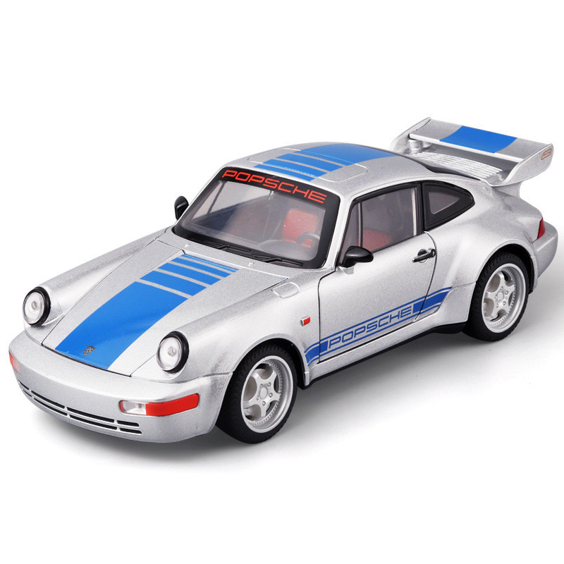 🛻 模型車 1:24 保時捷911 保時捷車模 Porsche 911 老款保時捷 經典車模 閤金仿真汽車模型 車模
