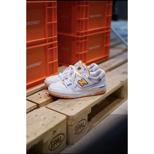 New Balance 550 夕陽橘 白橘 橘黃 白 復古休閒女鞋 籃球鞋 低筒 NB BB550WTO