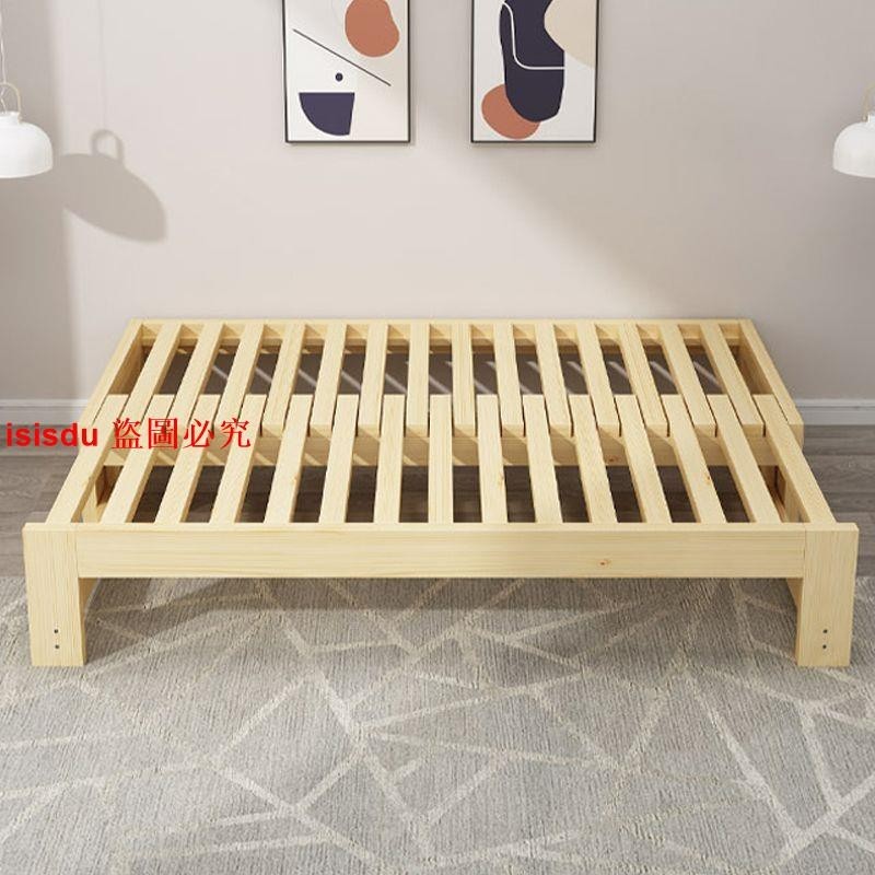 定金折疊沙發床兩用實木小戶型多功能抽拉床推拉床折疊推拉簡約沙發床