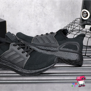 【正品】6折優惠 adidas ULTRA BOOST 19 BLACK 黑 慢跑鞋 馬牌 黑武士 G27508