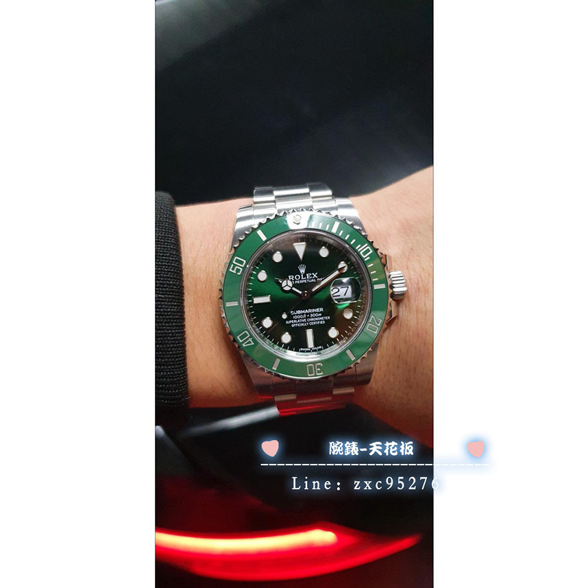 勞力士 116610Lv 綠水鬼 Rolex 停產 Submarine 水鬼 116610 Lv 絕版腕錶