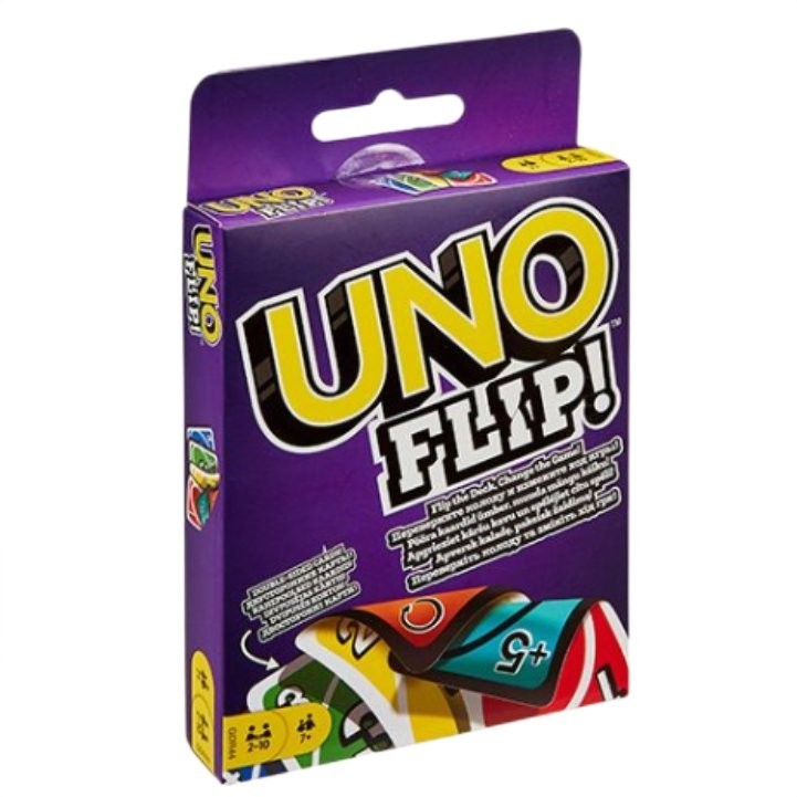【龍年新款】UNO紙牌 遊戲flip翻轉牌雙麵優諾牌 多人聚會 桌遊益智 親子遊戲