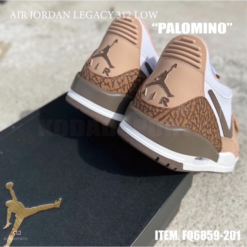 {正品}Jordan Legacy 312 Low Brown Elephant FQ6859-201 AJ312