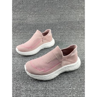 【GL SHOES】健步鞋 媽媽鞋 中老年人透氣運動鞋休閑鞋外貿女鞋清倉撿漏襪子鞋爆米花減震防滑軟底耐磨一腳蹬健步休閑鞋