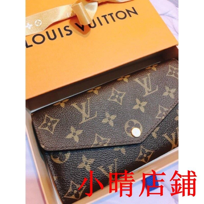 小晴二手/LV M60531 約面交驗正LOUIS VUITTON / LV M60531 Sarah 釦式長夾