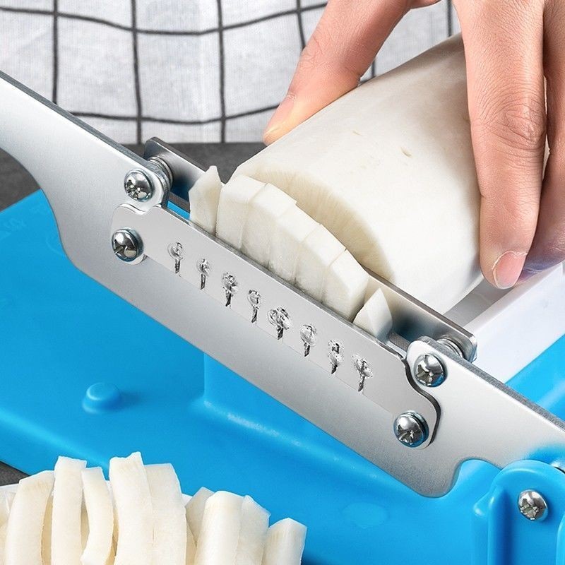 可調節切片器年糕刀家用牛軋糖阿膠糕切片土豆條切菜蘿卜條切神器好運來優選店