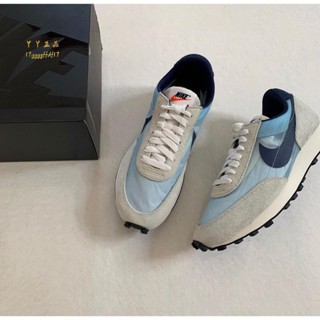 韓國代購 Nike Daybreak SP 灰藍 麂皮 透明鞋面 男女 SACAI CZ0614-300