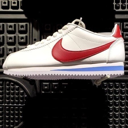 Nike Cortez leather 紅藍阿甘 阿甘 904764-103 紅藍白 限量 紅勾男女款 慢跑鞋
