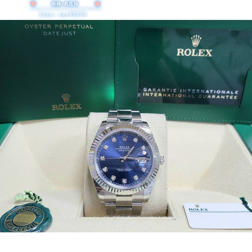 Rolex 勞力士 126334 藍面 鑽刻 22年 新卡 Datejust 41Mm 126331腕錶