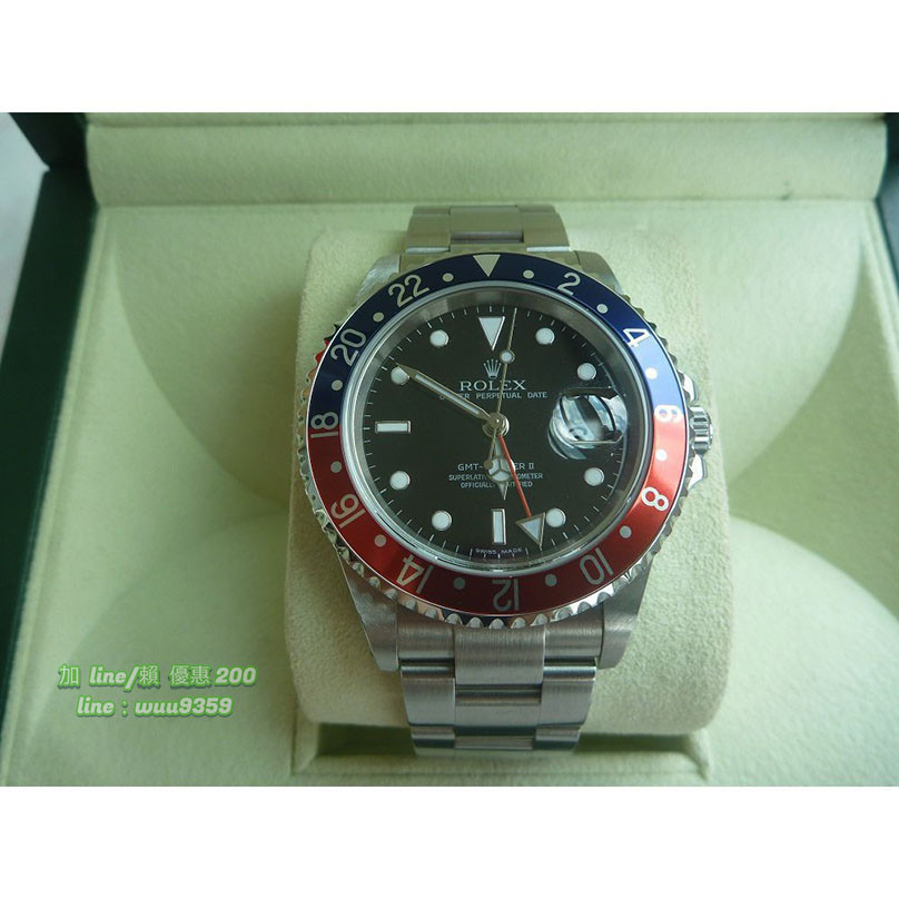 Rolex 16710紅藍圈Z字頭盒單齊全近品