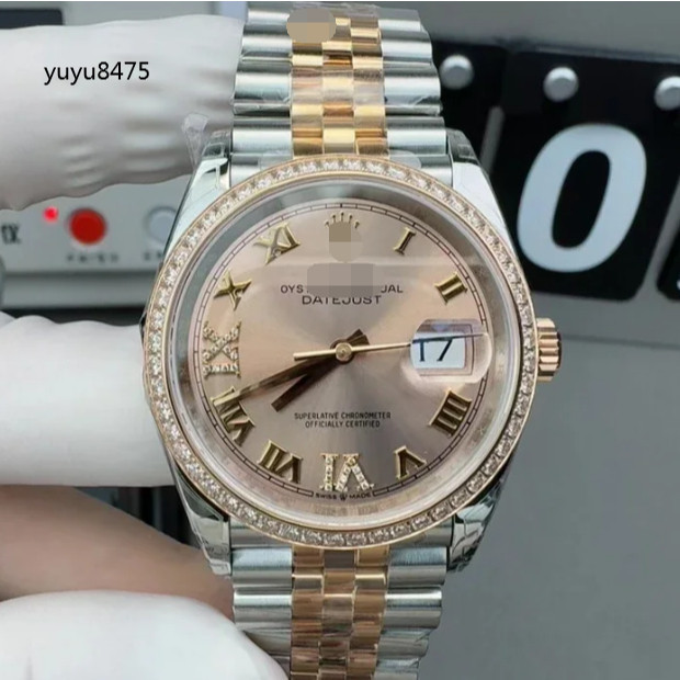 vs廠間金鑽盤日誌36mm機芯3235 實拍運動男士手錶防水計時全自動上鏈機芯手錶男腕錶高端腕錶