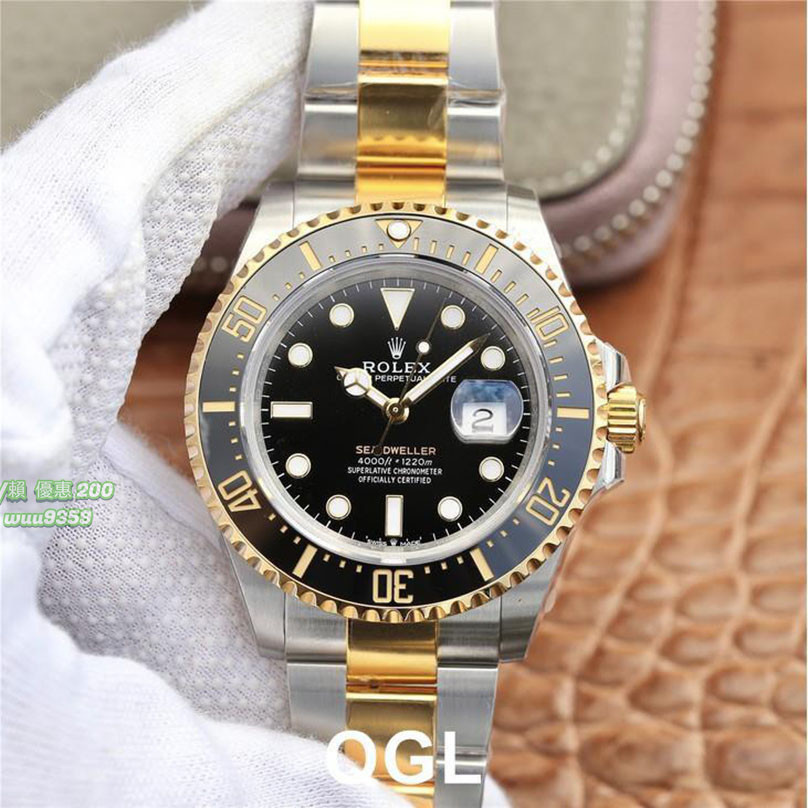 勞力士Rolex 海使型 126603 黃金間金 43MM男錶 訂金