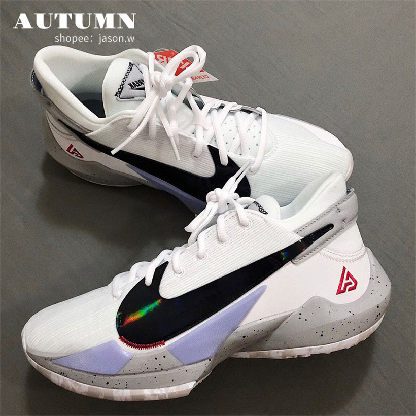 特價款 Nike Zoom Freak 2 Ep "White Cement" 白水泥 字母哥 2代 籃球鞋