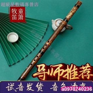 星數碼洞蕭樂器短蕭初學入門高檔演奏紫竹專業八六孔古風GF調蕭笛直簫瀟🔥a0970740236
