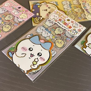 💘小花甜鋪💘可愛chiikawa伊卡貼紙透明防水手賬卡通diy裝飾貼紙多功能