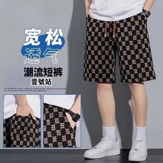 夏季滿版印花休閒短褲 五分褲 滿版短褲 印花短褲 沙灘短褲 男生短褲 大尺碼 短褲男(YB242)【壹號站】
