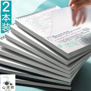 🔥店長推薦🔥記事本 筆記本 本子 上翻 加厚 PP線圈 網格本 B5 空白 網格 橫線 國中 大學生方格24