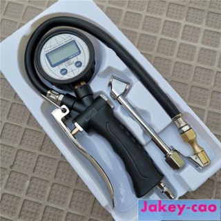 ＪＡＫＥＹ百貨【臺灣熱賣】數字顯式胎壓錶高精度氣壓錶帶充氣汽車輪胎充氣錶監測加氣打氣槍