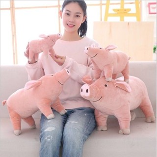 臺灣發售❥❥模擬網紅小豬公仔毛絨玩具可愛母豬抱枕布偶娃娃逼真玩偶兒童生日