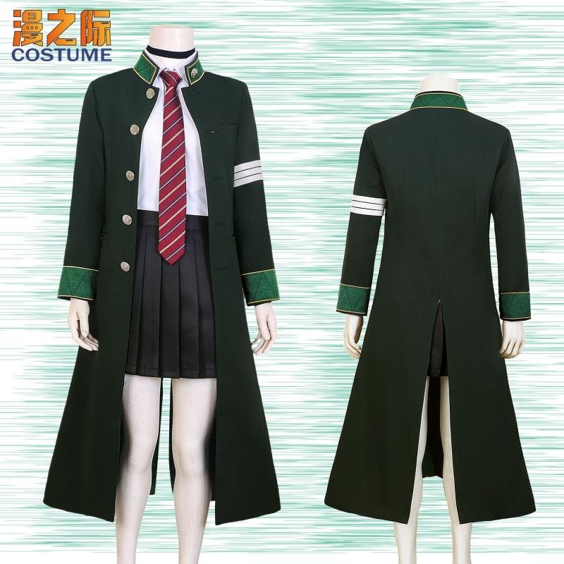 台灣出貨 防風鈴 防風少年cos服 椿野佑 女款風鈴高中制服刺繡 櫻遙 防風鈴cos