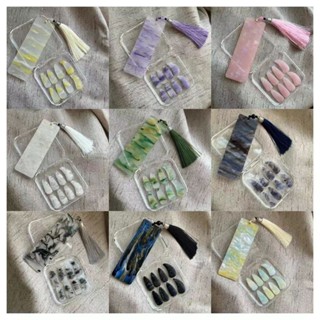 古箏指甲 多色可選彩色古箏指甲收納板彈琴高分子醋酸賽璐璐雙面弧常規款