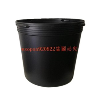 特大超大黑色輕薄軟塑膠20加侖簡約花盆果樹葡萄藤本月季種植盆