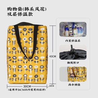 〖熱賣購物車替換袋〗 大容量防水 牛津布 購物袋 買菜小拉車的袋子拖車包備用袋單雙層可選臺灣出貨🧡