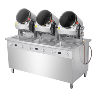 【下單前聊聊實價】炒菜機 大型商用炒菜機 全自動智慧炒菜機器人 爆炒炒飯機電磁滾筒炒菜鍋 OBQZ