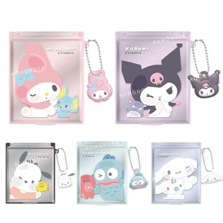 【現貨】小禮堂 Sanrio 三麗鷗 隨身鏡附吊飾 (眨眼款) 美樂蒂 酷洛米 大耳狗 帕恰狗 人魚漢頓