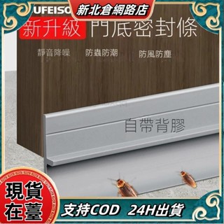 【臺灣熱賣】門縫密封條 門縫隔檔條 自粘型矽膠門底密封條房門木門縫隔音條浴室推拉門防風擋塵貼條ｘ731