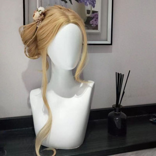 ⭐頭模⭐白色帶肩膀假人頭cos假髮假毛飾品展示假髮模特頭道具假人頭 安妮