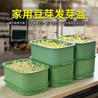 臺灣出貨🎃第4代 豆芽機 傢用種植箱 髮豆芽 專用盆 水培 豆芽 綠豆 黃豆 花生 芽苗菜 育苗盆 MXGU