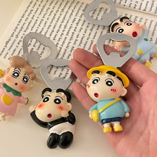 ✨限時秒殺☜桃園出貨✨ins家用創意蠟筆小新磁吸開瓶器可愛冰箱裝飾品起蓋器神器起子