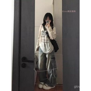 🌷臺灣出貨🌷Glove 兩件套裝 防曬T恤女 夏季薄款 oversize寬鬆慵懶上衣 罩衫吊帶背心 防曬衫 上衣女