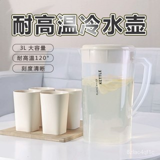 💯桃園出貨✔️北歐加厚冷水壺耐高溫白開水客廳耐高溫豆漿壺水壺家用涼水壺水杯