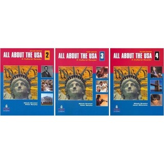 [華通書坊]All about the USA-A Cultural Reader 2/e (2/3/4) with CD/1片 Broukal /Pearson